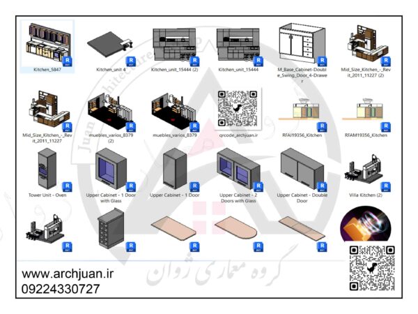 فمیلی انواع مدل‌های کابینت آشپزخانه